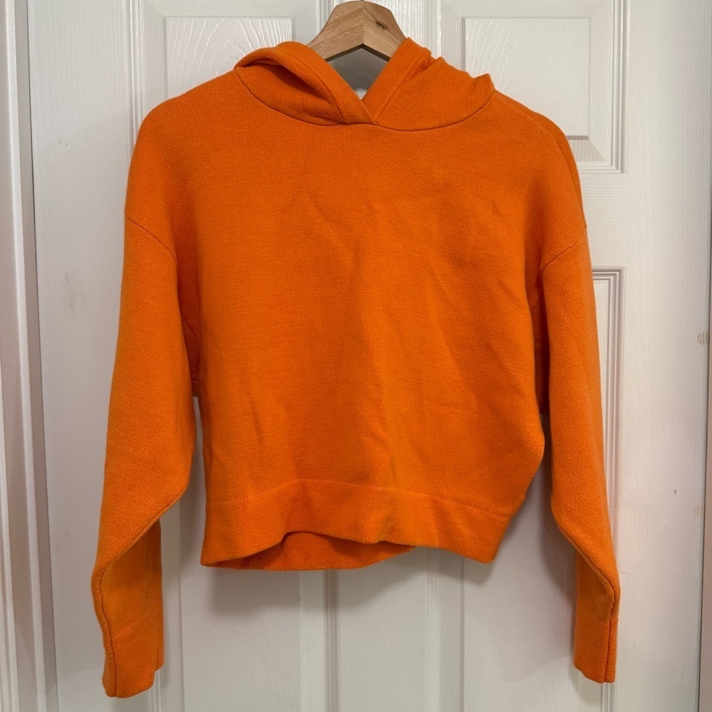 Like New Anthropologie Maeve Hooded Cropped Sweater